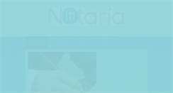 Desktop Screenshot of notaria111edomex.com